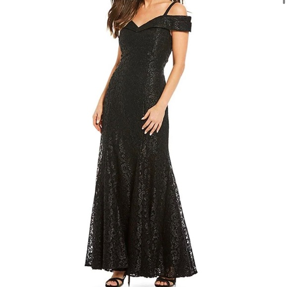 R&M Richards Black Prom Dress - Picture 1 of 9